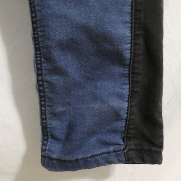 SUKO JEANS | size 4 | Faded Blue Denim With Black Striped Sides - Picture 7 of 16
